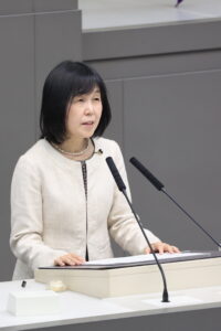 本会議　原のり子都議(北多摩第4区選出)の代表質問